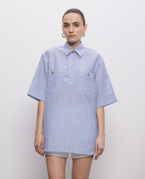 Valentino Сорочка з льоном в смужку 8V0AAF26BH0