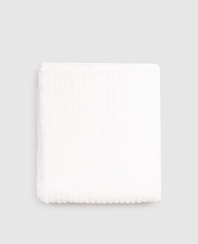 L'Appartement Білий махровий рушник Slim в смужку SLIMRIBWASHCLOTH