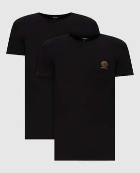 Versace Набор черных футболок Medusa AU101931A18907