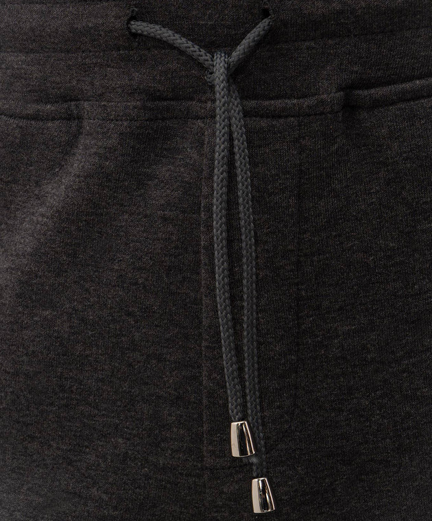 Doriani Cashmere Сірі штани з відворотами 818PANTF18J36 зображення 4