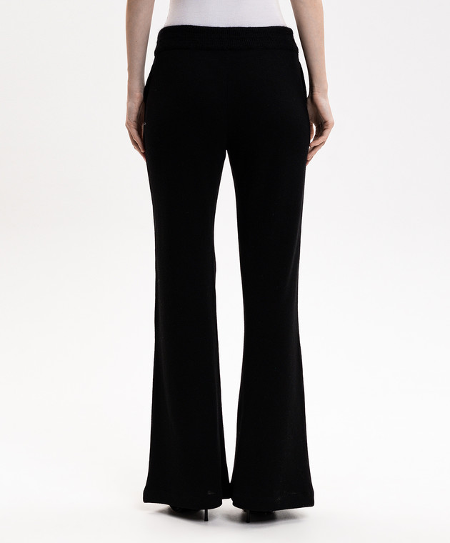 Ermanno Scervino Life Чорні штани кльош з вовною D494P708XJO зображення 4