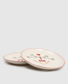 Bloomingville Набір різдвяних десертних тарілок 82062276