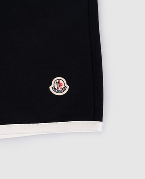 Moncler ENFANT Дитячі сині шорти з логотипом L19548H0000289AKM1214