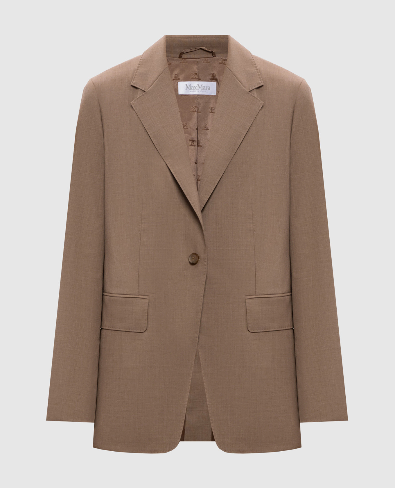 Коричневый жакет CIRCENSE из шерсти