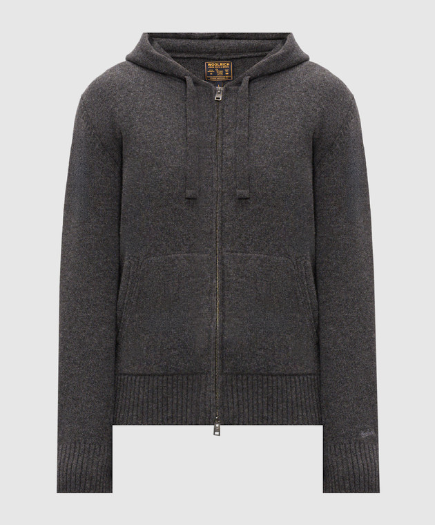 Woolrich Серая спортивная куртка из шерсти CFWOKN2070MRUF5094