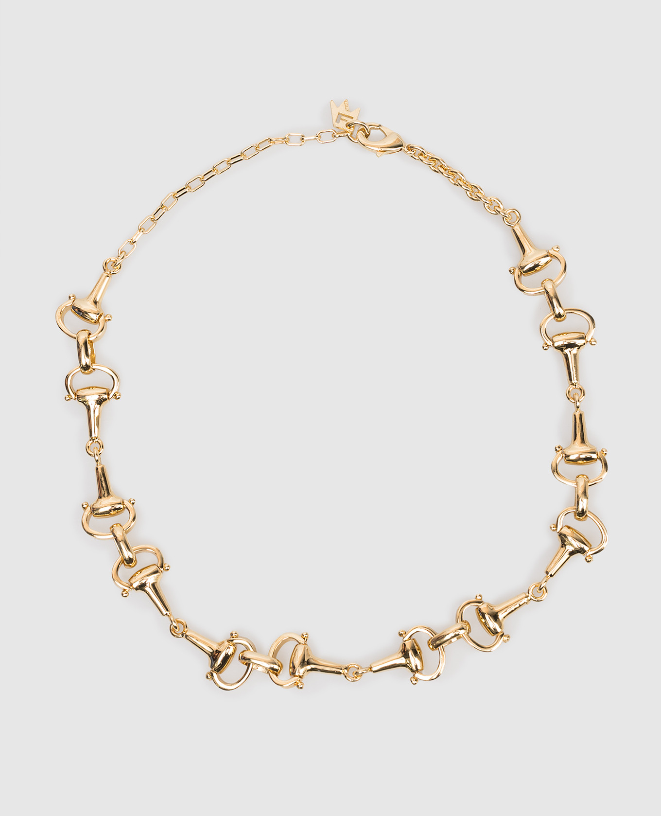 

Золотое колье с подвеской, Золотистый, Колье