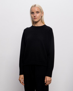 Simonetta Ravizza Черный джемпер Denise из кашемира F06KN117T138