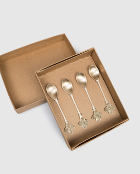 Bitossi Home Набір золотистих кавових ложок Quadrifoglio Fantasia LTS02031