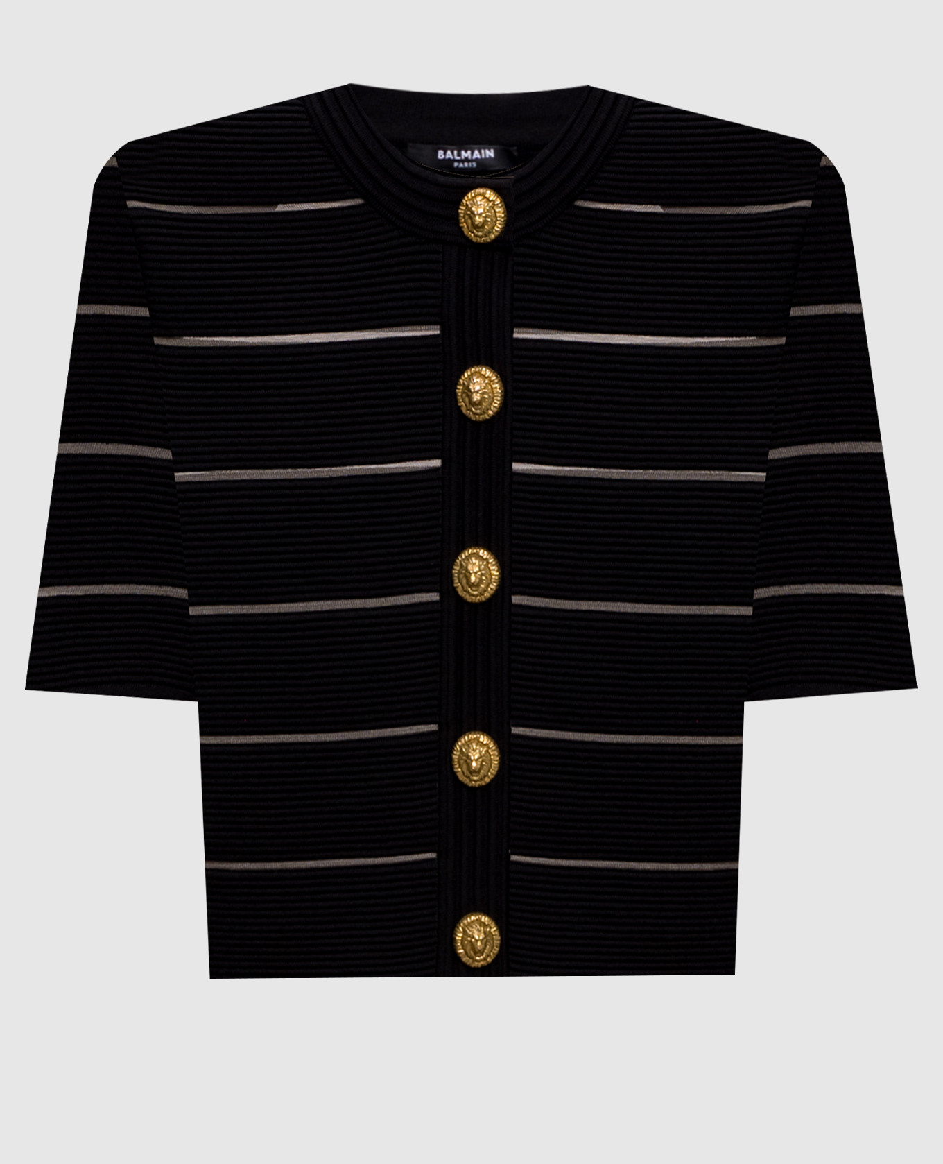 Черный кардиган