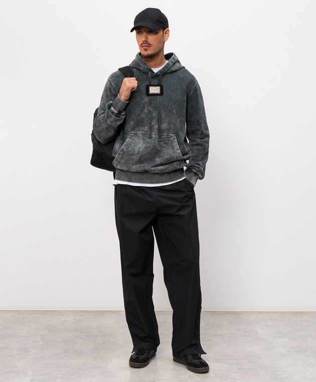 Dolce&Gabbana Серые худи с принтом логотипа G9BGPTG7POJ изображение 2