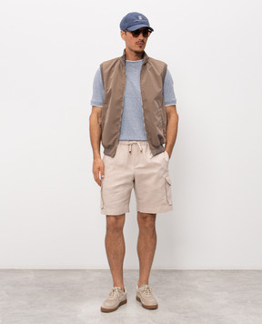 Brunello Cucinelli Коричневий жилет MM4796584