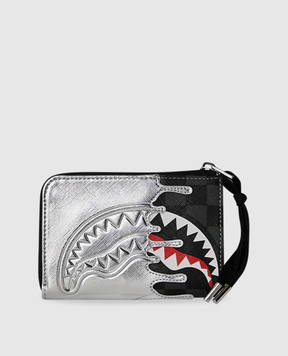 Sprayground Дитячий гаманець CHROME SPECTRE з логотипом 910W8931NSZ