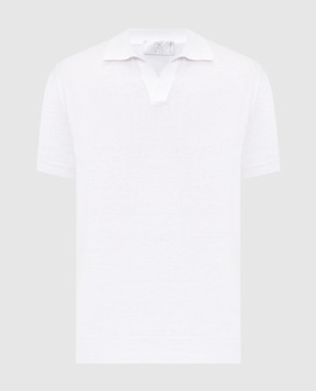 Pini Parma Белое поло из хлопка POLOVWHITE