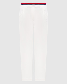 Brunello Cucinelli Белые спортивные штаны с эмблемой MG927P9194