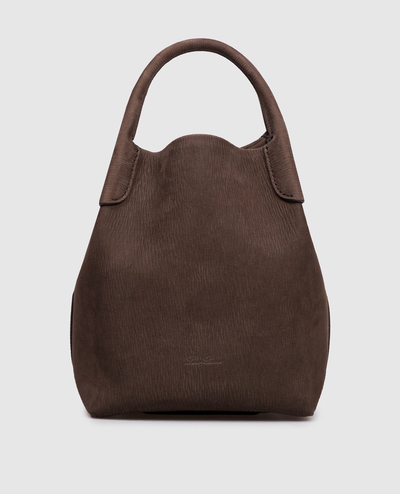 

Коричневая сумка бакет-бег Bale с нубуком, Коричневый, Сумки на плечо