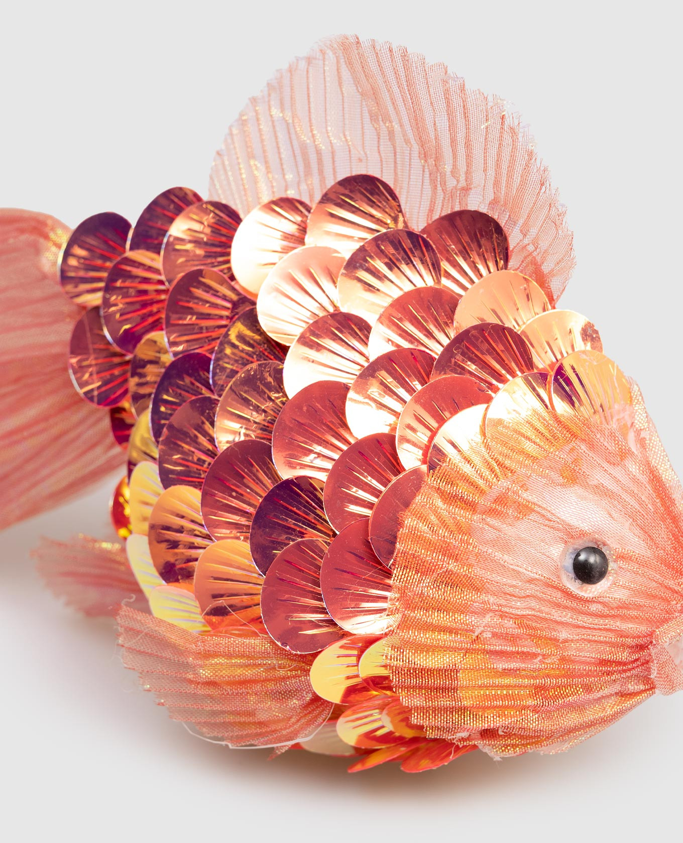 

Елочная игрушка Gold Fish, Розовый, Елочные украшения