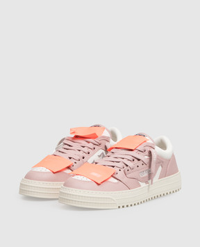 Off-White Розовые комбинированные кроссовки 3.0 Court OF06206102