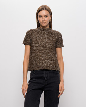 3.1 Phillip Lim Коричневий топ з вовною F26170634MWB
