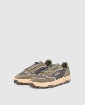 AUTRY Зеленые комбинированные кроссовки WILDPACE LDLMAK02