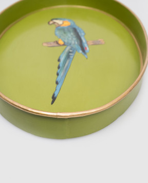 Les Ottomans Декоративна зелена таця Parrot IT80