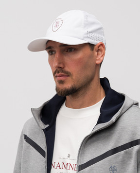 Brunello Cucinelli Белая кепка с эмблемой MCAP9911T