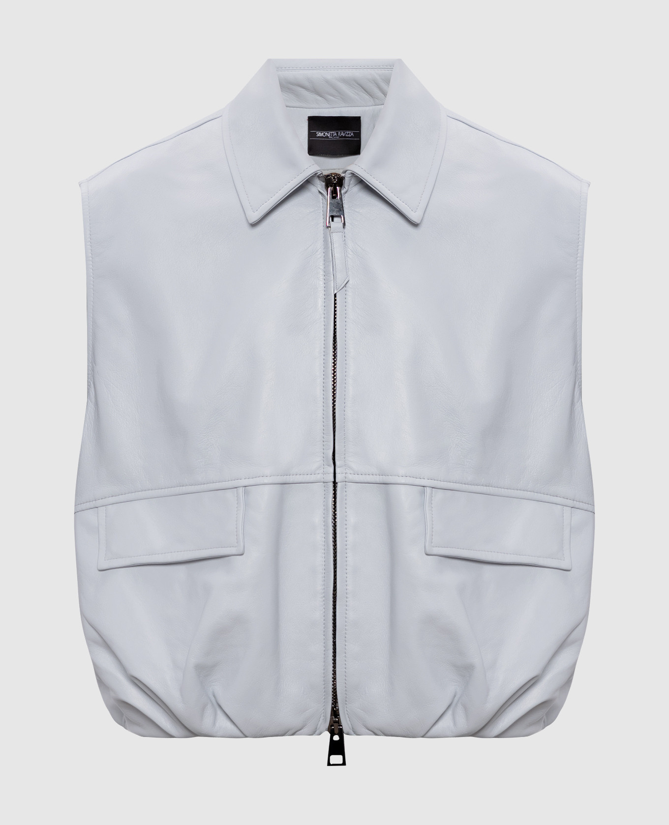 

Голубой кожаный жилет Jaris, Верхняя одежда