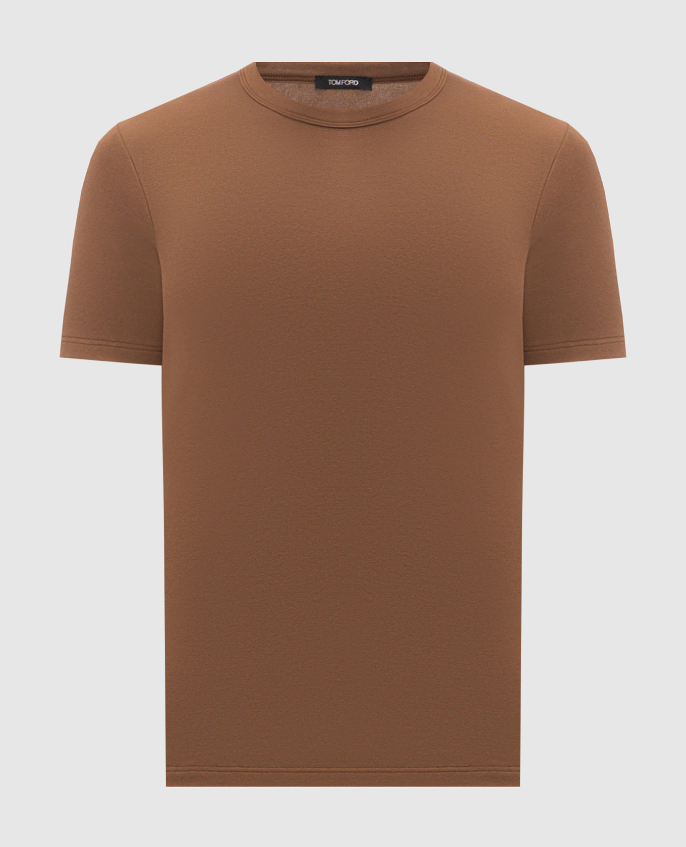 Коричневая футболка