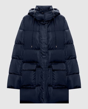 Peserico Синій пуховик S24097Z06104