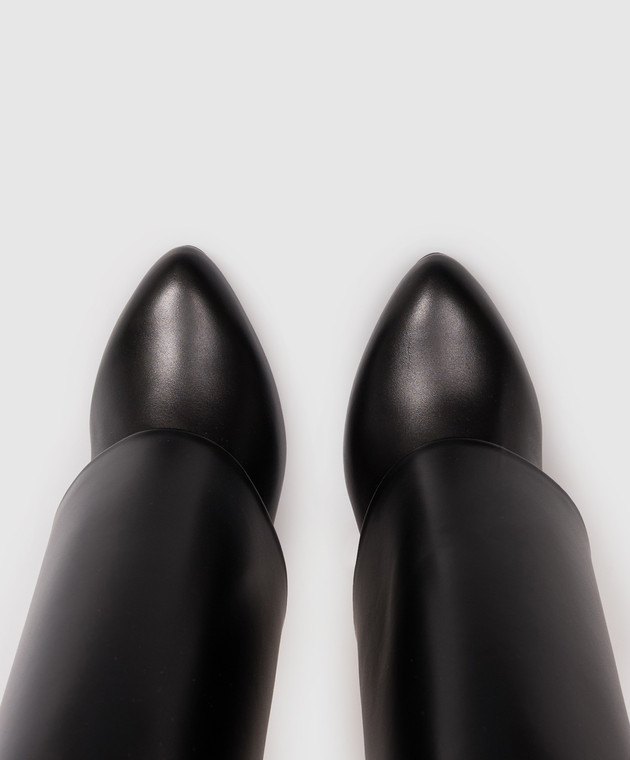 Givenchy Чорні шкіряні чоботи Shark Pinch BE605LE1J7 зображення 4