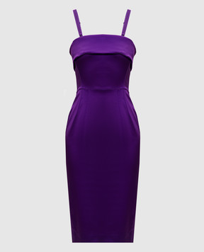 Dolce&Gabbana Фиолетовое платье F60AWTFURHM