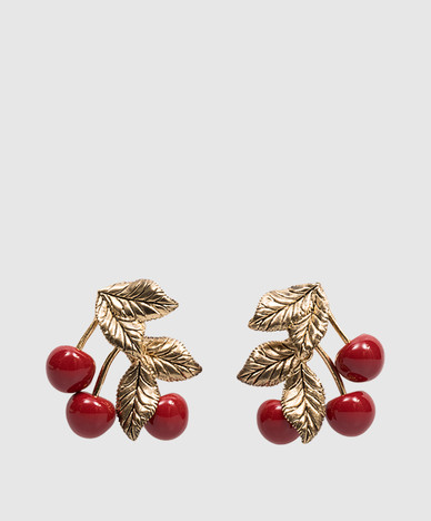 Золотые серьги Cherry