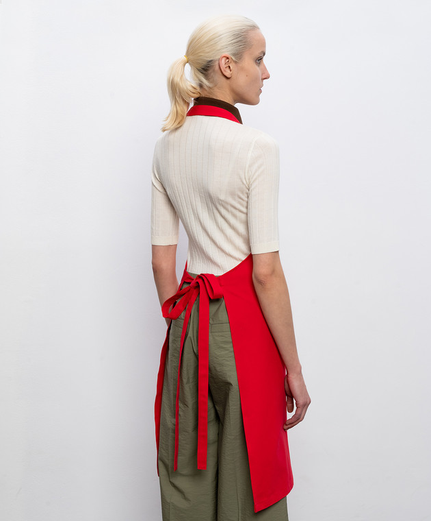 Max & Co Красный передник с вышивкой MCLPATRONI изображение 3