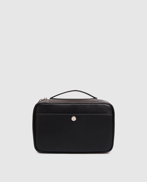 Brunello Cucinelli Черный кожаный несесер MWRLBU441