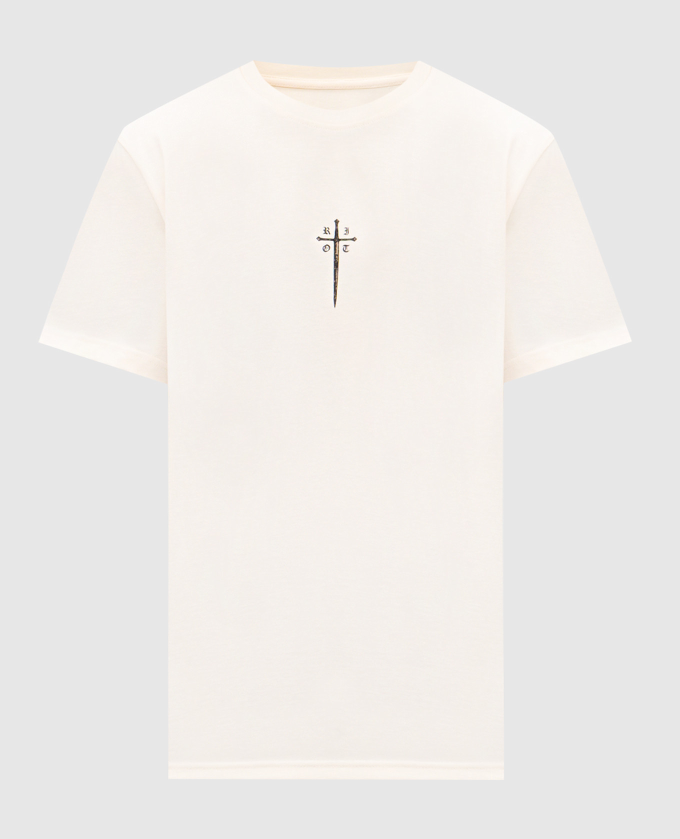 Бежевая футболка Trident Of Blades