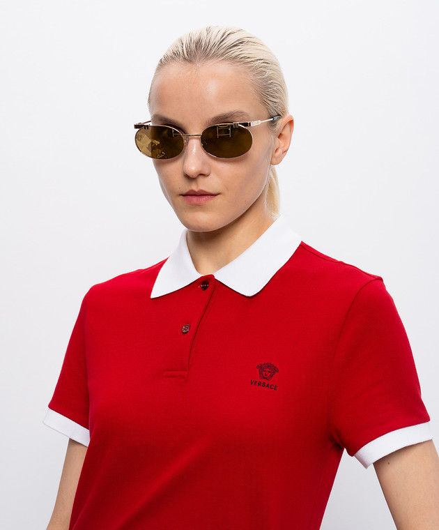 Off-White очки с логотипом OFF с зеркальным эффектом OW2030767458 изображение 2