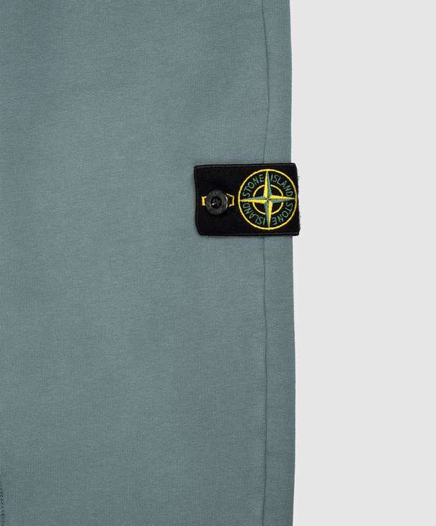Stone Island Детские синие спортивные штаны L2S166200003S0A2068 изображение 3