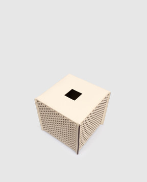 Treesseci Бежевий шкіряний тримач для серветок HILTON HI71AAV