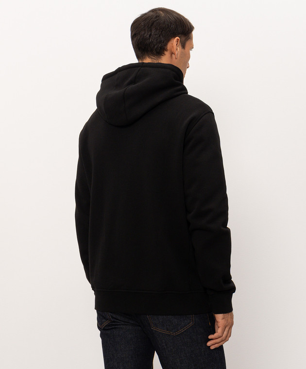 Trussardi Черная утепленная спортивная куртка G8508000256NMF518F09 изображение 4