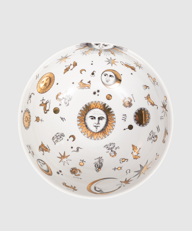 Fornasetti Білий порцеляновий салатник Astronomici P47Z004 зображення 2