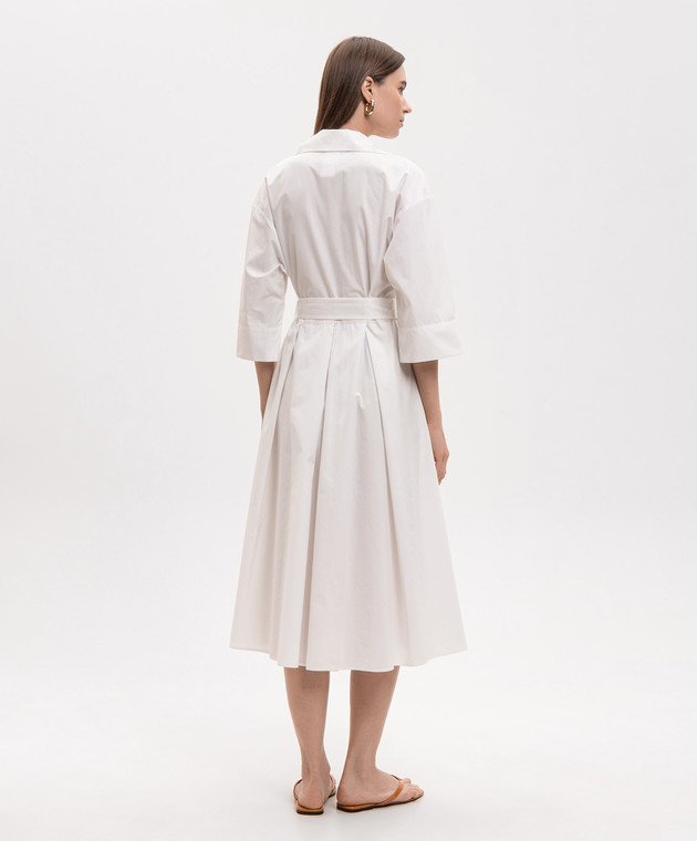 Max Mara Weekend Біла сукня-сорочка WKDPADANA WKDPADANA зображення 3