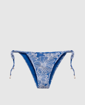 Twinset Сині труси від купальника в квітковий візерунок 261LMMB88