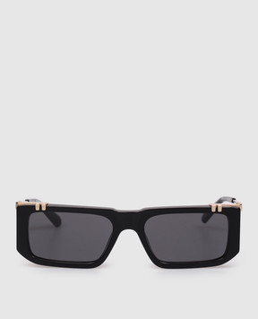 Off-White Черные очки с логотипом OFF OW2032100755