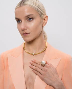 Grefi Золотое кольцо Aida 40598