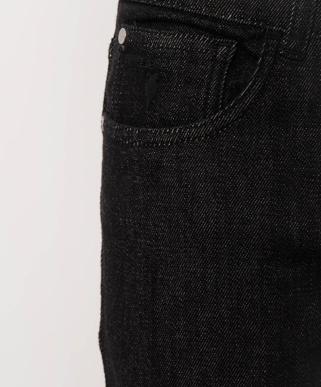 Trussardi Чорні джинси з патчем P407H704792NMJ370D70 зображення 5