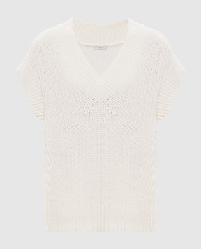 JOSEPH Жилет Nylas цвета айвори JF009676