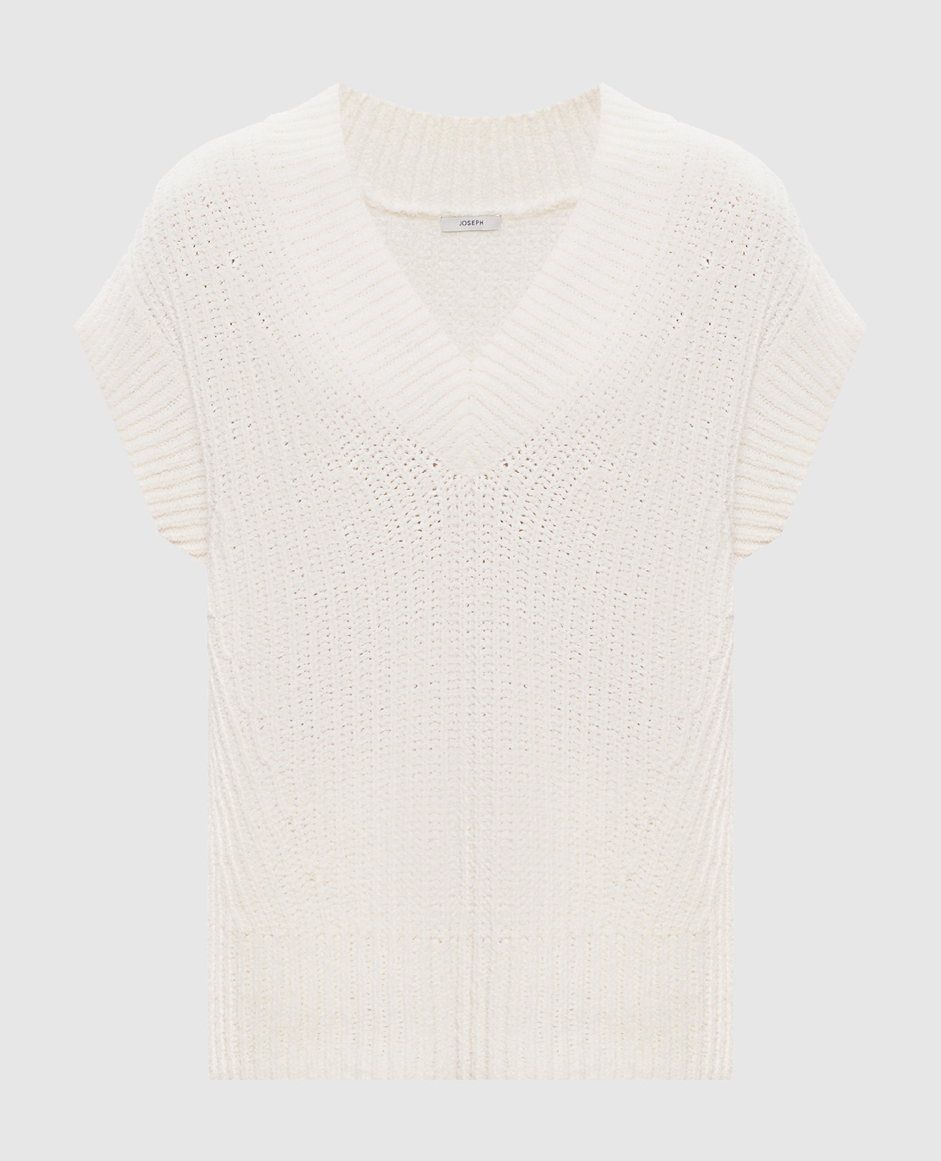 

Жилет Nylas цвета айвори, Бежевый, Трикотажные