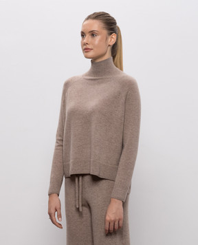Max Mara Weekend Бежевый гольф ZARINA из шерсти и кашемира WKDZARINA