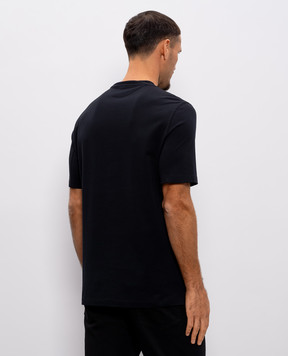 Brunello Cucinelli Чорна футболка Genius Loci M0B138520