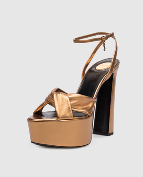 Saint Laurent Кожаные босоножки FRANCIANE 869730AAGWT