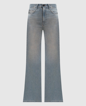 Dondup Голубые джинсы-клеш с патчем логотипа DP619DFH331DJ31